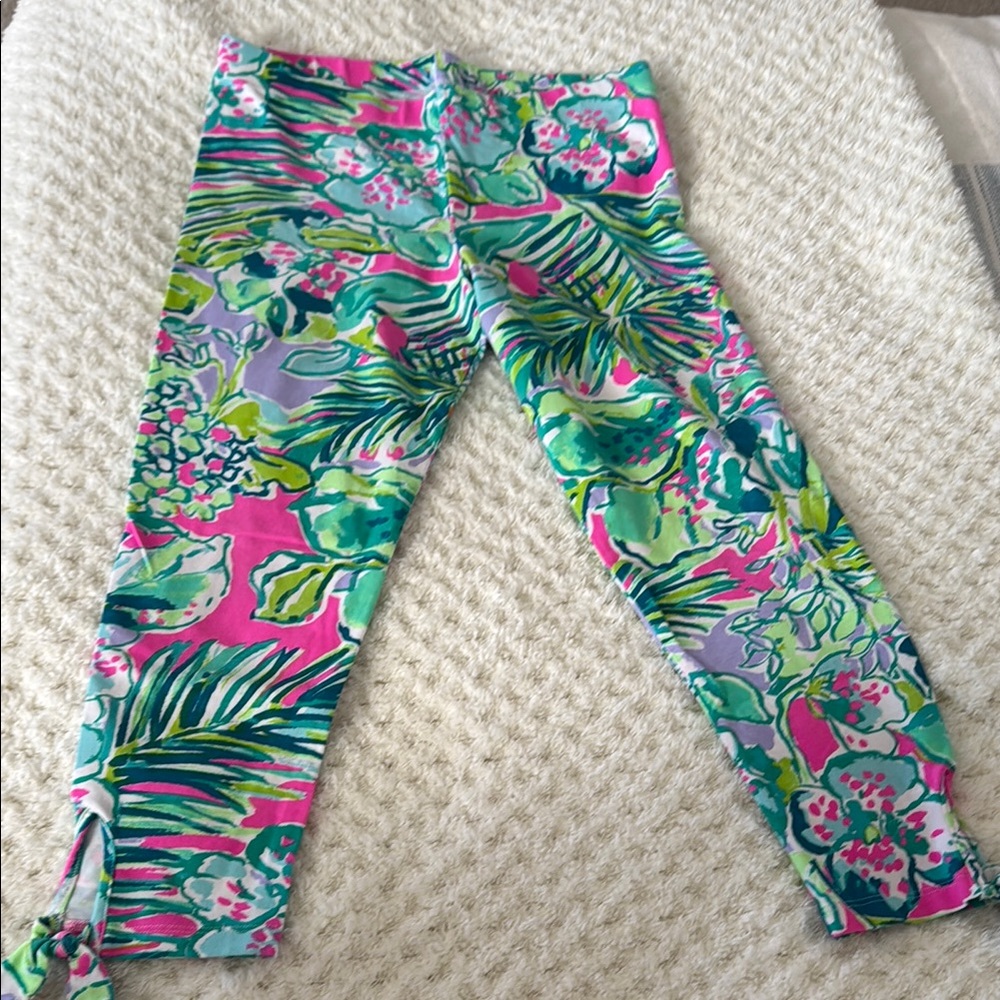 Lily Pulitzer Floral Kids Leggings
